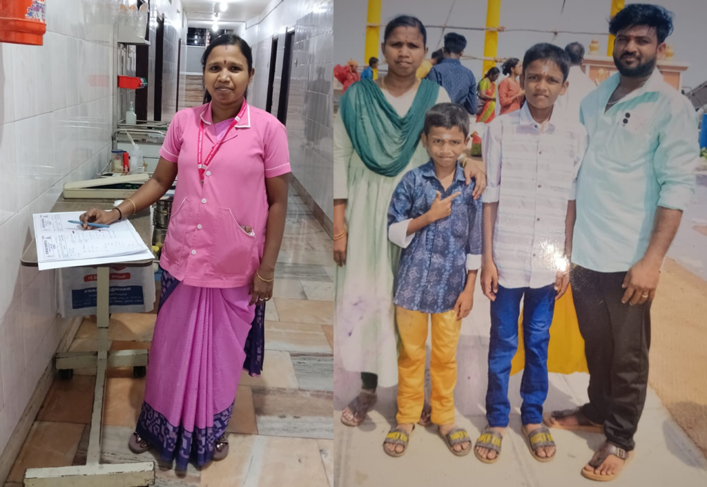 Esakkiammal and her family