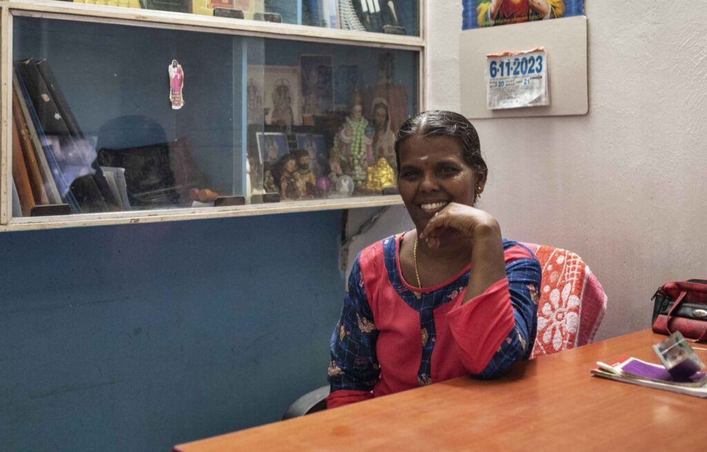 Thangam, manager of Island of Hope